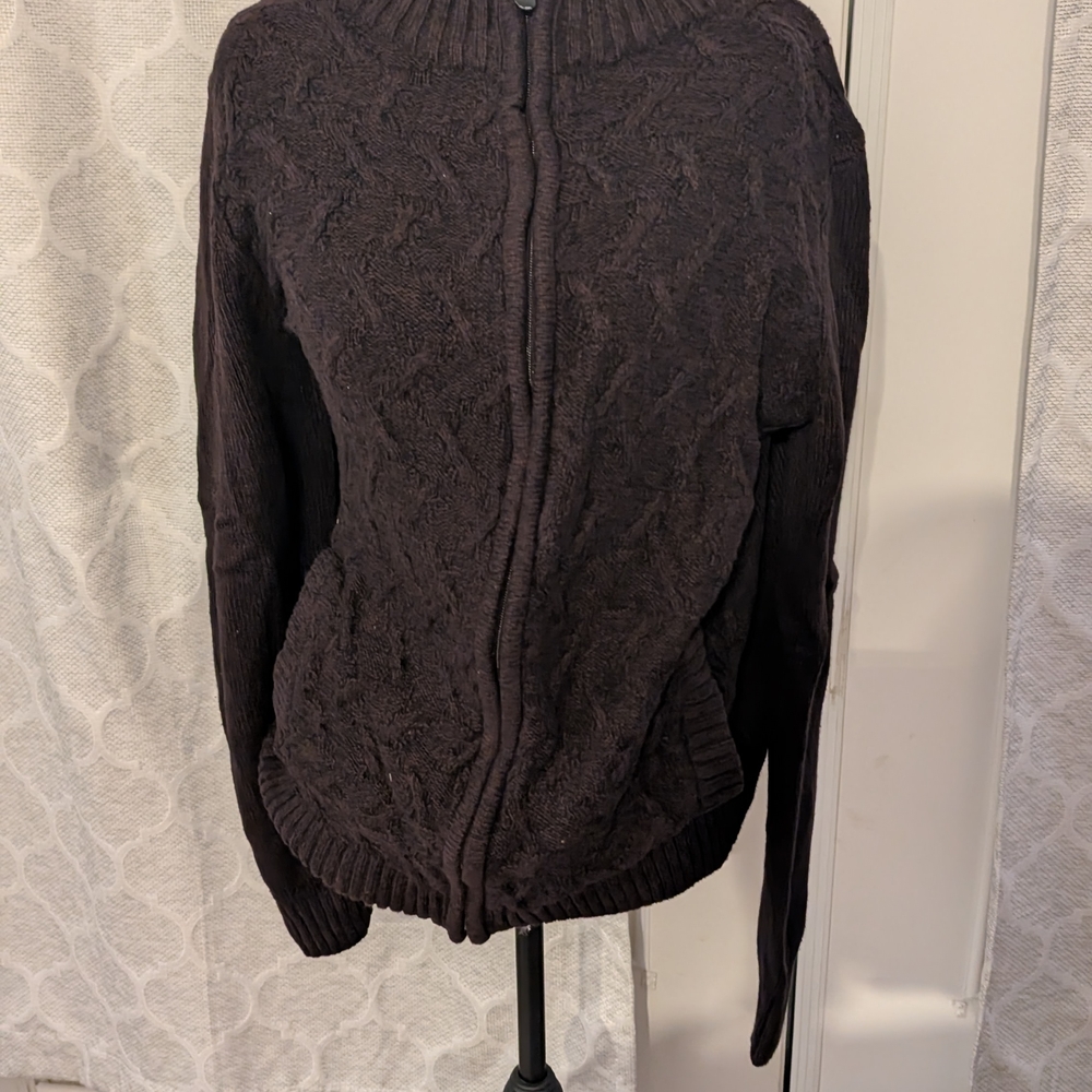 Method Brown Cable Knit Sweater